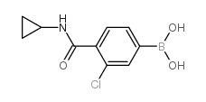 3-Chloro-4-(cyclopropylcarbamoyl)phenylboronic acid