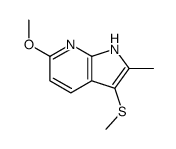 6-methoxy-2-methyl-3-methylsulfanyl-1H-pyrrolo[2,3-b]pyridine