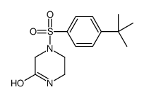 4-(4-tert-butylphenyl)sulfonylpiperazin-2-one