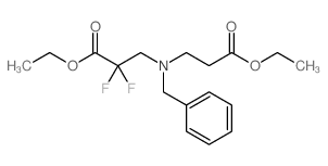 ethyl 3-[benzyl-(3-ethoxy-3-oxopropyl)amino]-2,2-difluoropropanoate