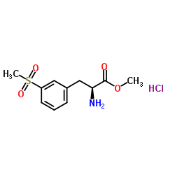 Methyl (S)-2-amino-3-(3-(methylsulfonyl)phenyl)propanoate Hydrochloride Cas:851785-21-2 第1张