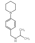 N-[(4-piperidin-1-ylphenyl)methyl]propan-2-amine