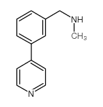 N-methyl-1-(3-pyridin-4-ylphenyl)methanamine CAS:852180-67-7 第1张