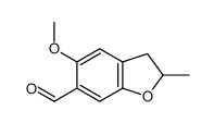 5-methoxy-2-methyl-2,3-dihydro-1-benzofuran-6-carbaldehyde