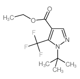 ethyl 1-tert-butyl-5-(trifluoromethyl)pyrazole-4-carboxylate