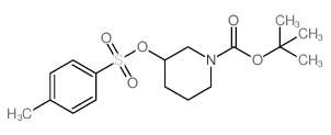 tert-butyl 3-(4-methylphenyl)sulfonyloxypiperidine-1-carboxylate CAS:85275-46-3 第1张