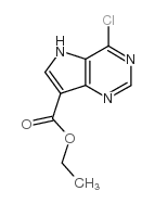 ethyl 4-chloro-5H-pyrrolo[3,2-d]pyrimidine-7-carboxylate