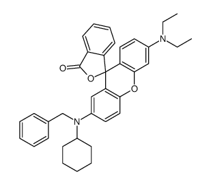 2'-[benzyl(cyclohexyl)amino]-6'-(diethylamino)spiro[2-benzofuran-3,9'-xanthene]-1-one