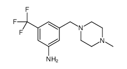 3-[(4-methylpiperazin-1-yl)methyl]-5-(trifluoromethyl)aniline CAS:853296-94-3 第1张