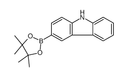 3-(4,4,5,5-Tetramethyl-1,3,2-dioxaborolan-2-yl)carbazole Cas:855738-89-5 第1张
