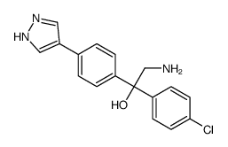 2-Amino-1-(4-chlorophenyl)-1-[4-(1H-pyrazol-4-yl)phenyl]ethanol