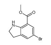 methyl 5-bromo-2,3-dihydro-1H-indole-7-carboxylate CAS:860624-88-0 第1张