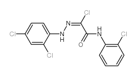 2-(2-chloroanilino)-N-(2,4-dichlorophenyl)-2-oxoethanehydrazonoyl chloride