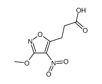 3-(3-methoxy-4-nitro-1,2-oxazol-5-yl)propanoic acid