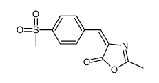 (4E)-2-Methyl-4-[4-(methylsulfonyl)benzylidene]-1,3-oxazol-5(4H)- one