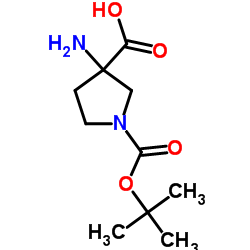 3-Amino-1-(tert-butoxycarbonyl)pyrrolidine-3-carboxylic acid CAS:862372-66-5 第1张