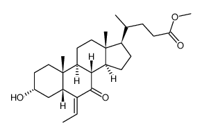 (E/Z)-3α-hydroxy-6-ethylidene-7-keto-5β-cholan-24-oic Acid Methyl Ester CAS:863239-59-2 manufacturer price 第1张