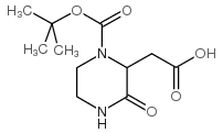 2-[1-[(2-methylpropan-2-yl)oxycarbonyl]-3-oxopiperazin-2-yl]acetic acid