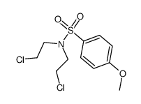 4-methoxy-benzenesulfonic acid-[bis-(2-chloro-ethyl)-amide]