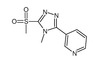 3-(4-methyl-5-methylsulfonyl-1,2,4-triazol-3-yl)pyridine