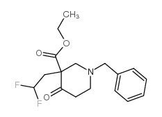 ethyl 1-benzyl-3-(2,2-difluoroethyl)-4-oxopiperidine-3-carboxylate