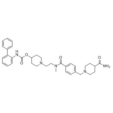 Biphenyl-2-ylcarbamicacid1-(2-{[4-(4-carbamoylpiperidin-1-ylmethyl)benzoyl]methylamino}ethyl)piperidin-4-ylester CAS:864750-70-9 manufacturer price 第1张