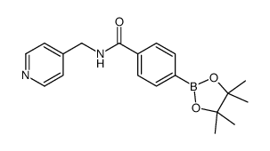 N-(pyridin-4-ylmethyl)-4-(4,4,5,5-tetramethyl-1,3,2-dioxaborolan-2-yl)benzamide