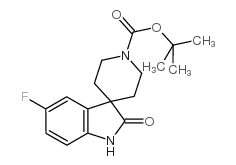 tert-butyl 5-fluoro-2-oxospiro[1H-indole-3,4'-piperidine]-1'-carboxylate CAS:866028-06-0 第1张