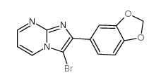 2-(1,3-benzodioxol-5-yl)-3-bromoimidazo[1,2-a]pyrimidine