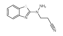 3-[amino(1,3-benzothiazol-2-yl)amino]propanenitrile