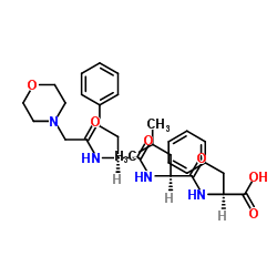 (S)-2-((S)-4-methyl-2-((S)-2-(2-morpholinoacetamido)-4-phenylbutanamido)pentanamido)-3-phenyipropanoic Acid Cas:868540-16-3 第1张