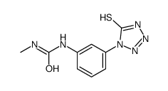 1-methyl-3-[3-(5-sulfanylidene-2H-tetrazol-1-yl)phenyl]urea