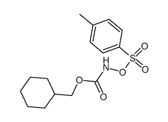 cyclohexylmethyl N-tosyloxycarbamate