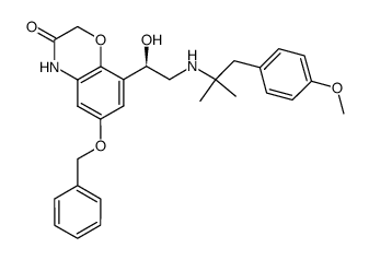 8-[(1R)-1-Hydroxy-2-[[2-(4-methoxyphenyl)-1,1-dimethylethyl]amino]ethyl]-6-(phenylmethoxy)-2H-1,4-benzoxazin-3(4H)-one