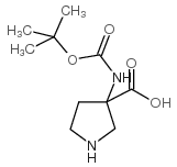 3-[(2-methylpropan-2-yl)oxycarbonylamino]pyrrolidine-3-carboxylic acid