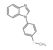 1-(4-methylsulfanylphenyl)benzimidazole