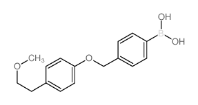 4-[(4-(2-Methoxyethyl)phenoxy)methyl]phenylboronic acid