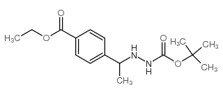 ethyl 4-[1-[2-[(2-methylpropan-2-yl)oxycarbonyl]hydrazinyl]ethyl]benzoate