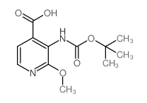 2-methoxy-3-[(2-methylpropan-2-yl)oxycarbonylamino]pyridine-4-carboxylic acid