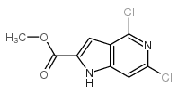 methyl 4,6-dichloro-1H-pyrrolo[3,2-c]pyridine-2-carboxylate