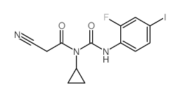 2-cyano-N-cyclopropyl-N-[(2-fluoro-4-iodophenyl)carbamoyl]acetamide