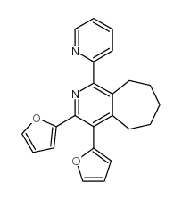 3,4-bis(furan-2-yl)-1-pyridin-2-yl-6,7,8,9-tetrahydro-5H-cyclohepta[c]pyridine