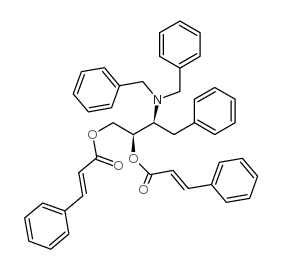 (2r,3s)-o,o-dicinamoyl-3-dibenzylamino-4-phenylbutane-1,2-diol CAS:871948-90-2 第1张