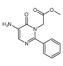 methyl 2-(5-amino-6-oxo-2-phenylpyrimidin-1-yl)acetate CAS:873673-51-9 第1张