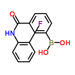 {3-[(2-Fluorophenyl)carbamoyl]phenyl}boronic acid