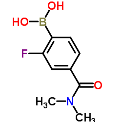 (4-(Dimethylcarbamoyl)-2-fluorophenyl)boronic acid