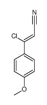 (Z)-3-chloro-3-(4-methoxyphenyl)prop-2-enenitrile