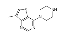 7-Methyl-4-(1-piperazinyl)thieno[3,2-d]pyrimidine