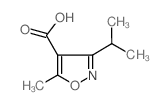 5-methyl-3-propan-2-yl-1,2-oxazole-4-carboxylic acid