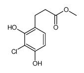 methyl 3-(3-chloro-2,4-dihydroxyphenyl)propanoate